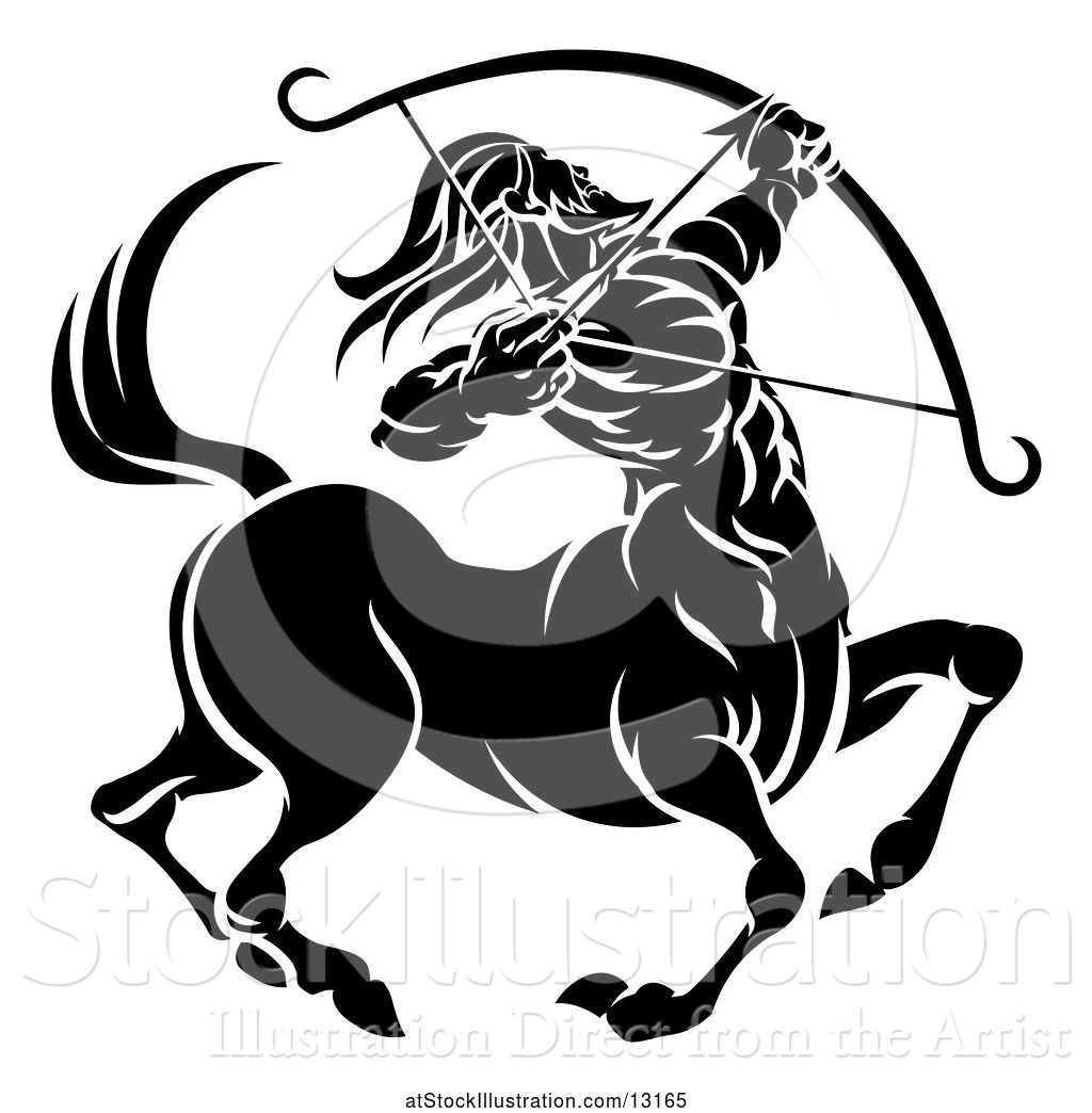 1024x1044 Vector Illustration Of Zodiac Horoscope Astrology Centaur