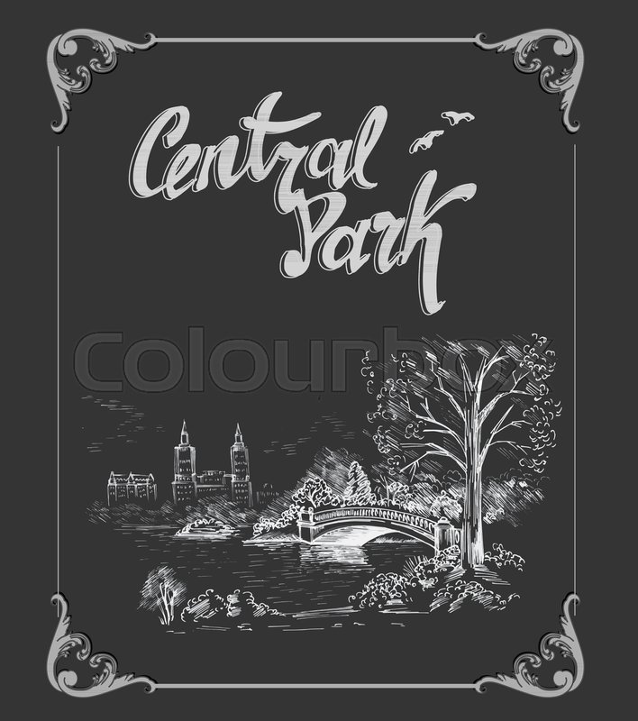 708x800 Sketch Of Cityscape In New York City Stock Vector Colourbox