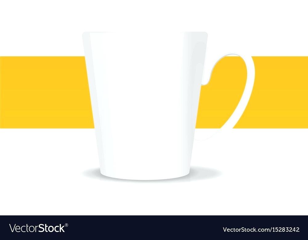 1000x780 Template Ceramic White Mug With Royalty Free Vector Image Design Size
