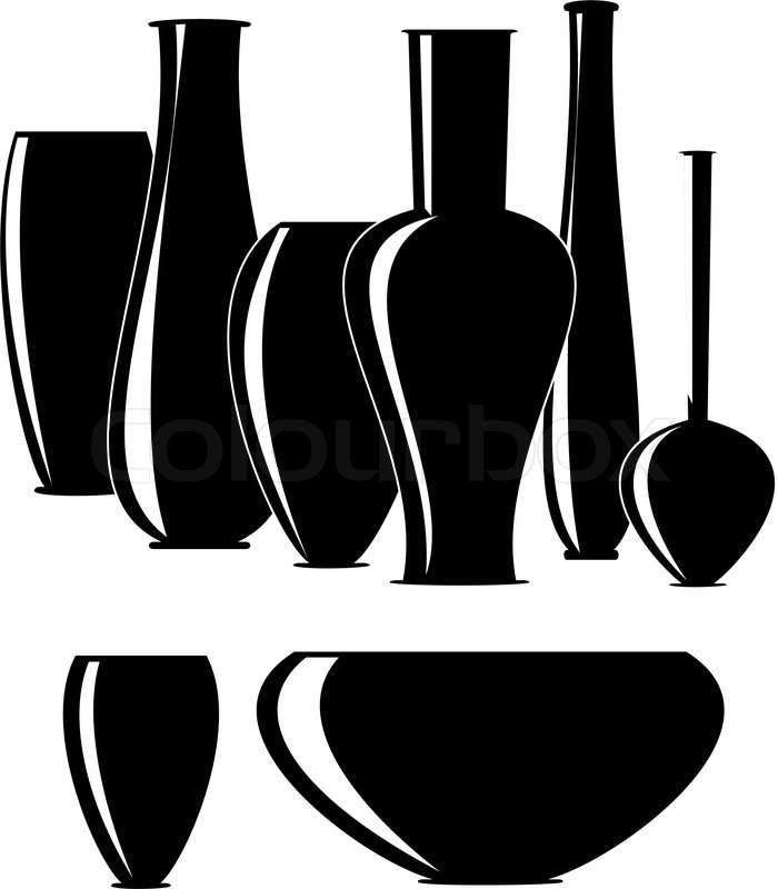 700x800 Vector Isolated Set Black Stock Vector Colourbox