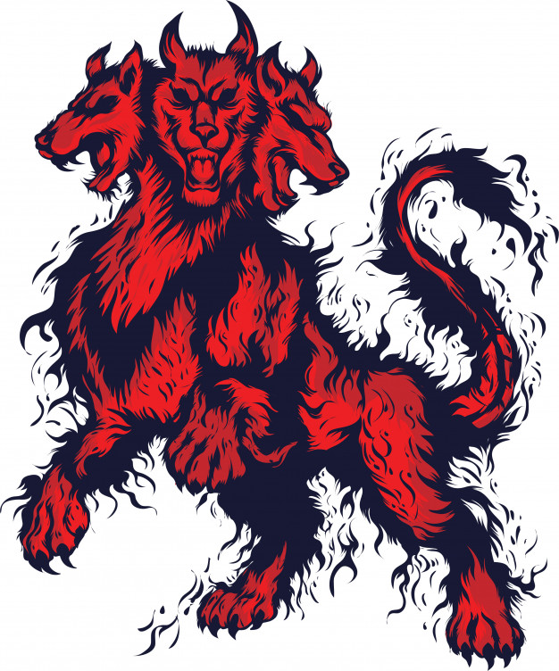 Cerberus Vector Premium Download 626x752 Cerberus Vector Premium Download