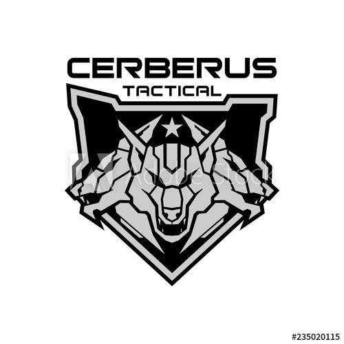 Cerberus Tactical Logo Design 500x500 Cerberus Tactical Logo Design