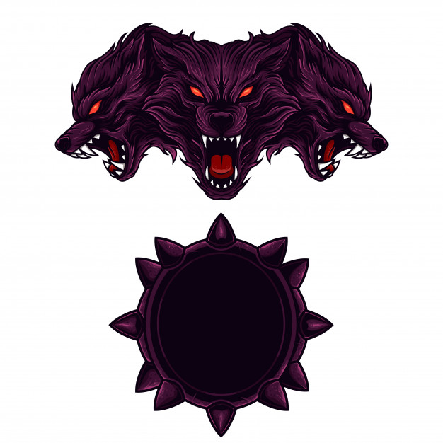 Set Mascot Logo Cerberus Vector Premium Download 626x626 Set Mascot Logo Cerberus Vector Premium Download