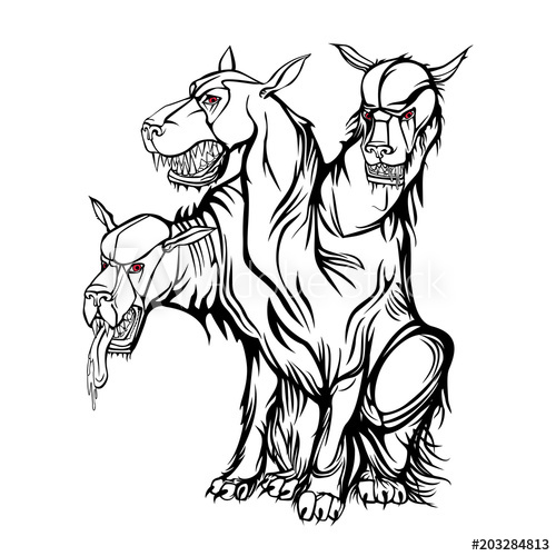 Cerberus Vector At Vectorified.com 