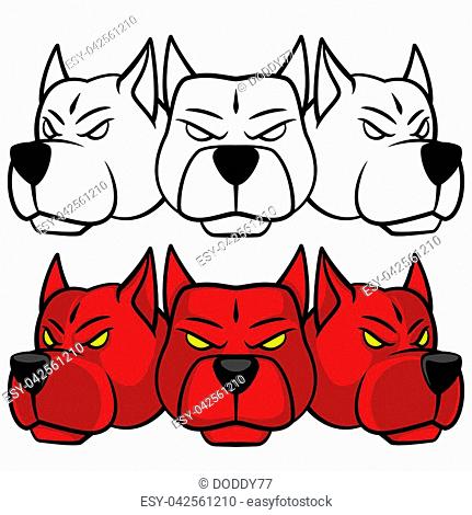 Vector Illustration Of Cerberus Cartoon Stock Photos And Images 431x470 Vector Illustration Of Cerberus Cartoon Stock Photos And Images