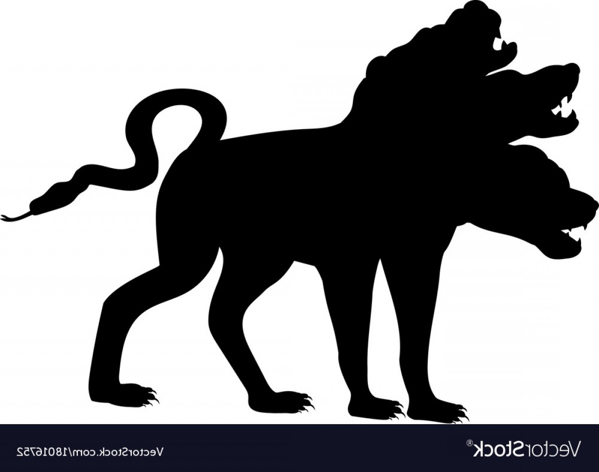 Cerberus Dog Silhouette Ancient Mythology Fantasy Vector Soidergi 1200x946 Cerberus Dog Silhouette Ancient Mythology Fantasy Vector Soidergi