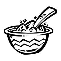 Cereal Bowl Vector at Vectorified.com | Collection of Cereal Bowl ...