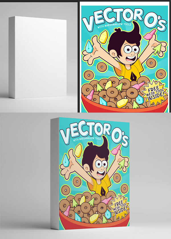 Design A Vector Themed Cereal Box In Adobe Illustrator 600x841 Design A Vector Themed Cereal Box In Adobe Illustrator