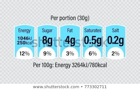 450x290 Nutrition Facts Information Label For Cereal Box Package Vector