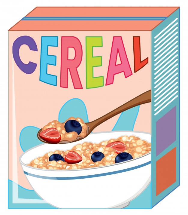 Cereal Box Vector at Collection of Cereal Box Vector