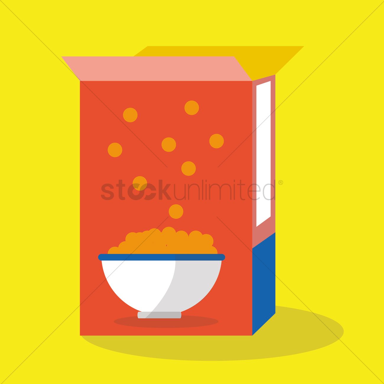 Cereal Box Vector Image 1300x1300 Cereal Box Vector Image