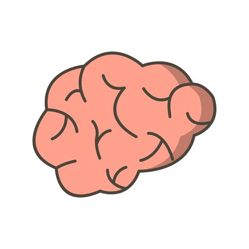 490x490 Icono De Vector De Cerebro