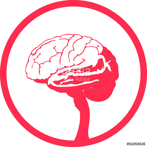 500x500 Vector Cerebro Stock Image And Royalty Free Vector