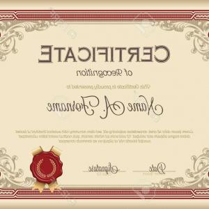 300x300 Certificate Border Vector Great Certificate Recognition Vintage