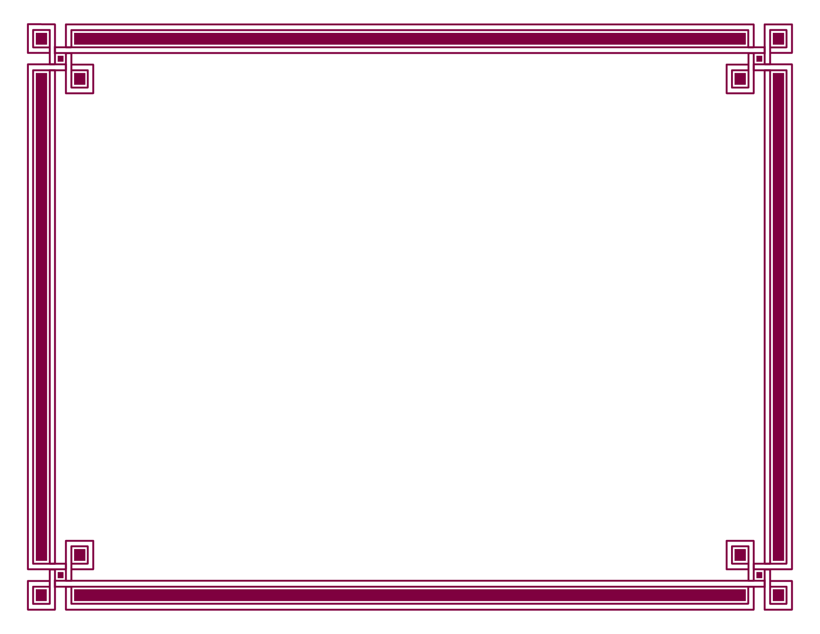 1650x1275 Certificate Border Vector Png