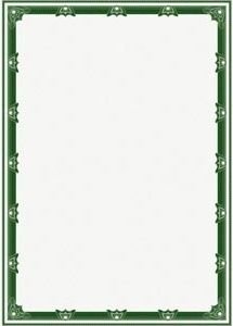 215x300 Vector Classic Certificate Border For Diploma Or Certificate