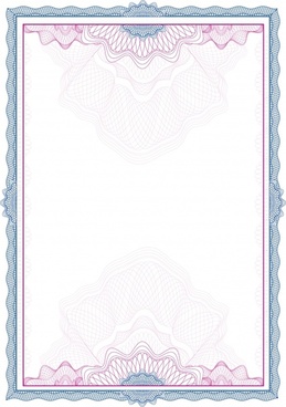 Certificate Border Free Vector Download 259x368 Certificate Border Free Vector Download