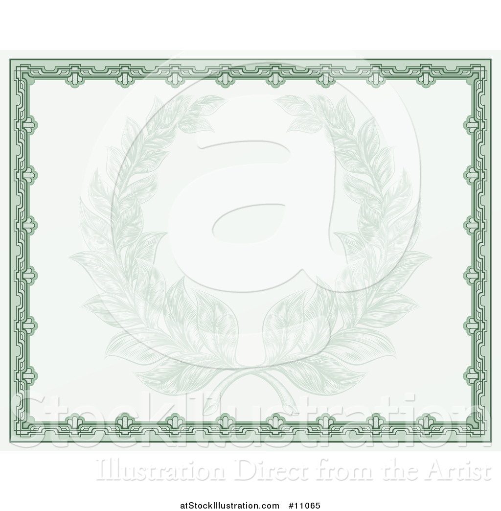 Vector Illustration Of A Faded Engraved Laurel Wreath In A Green 1024x1044 Vector Illustration Of A Faded Engraved Laurel Wreath In A Green