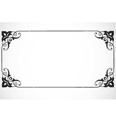 Certificate Frame Vector