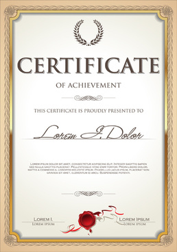 Certificate Frame Free Vector Download 258x368 Certificate Frame Free Vector Download