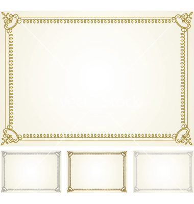 Certificate Frames Vector Images 380x400 Certificate Frames Vector Images