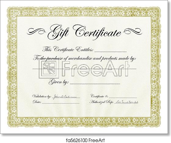 Free Art Print Of Vector Gift Certificate Frame Vector Ornate 560x470 Free Art Print Of Vector Gift Certificate Frame Vector Ornate