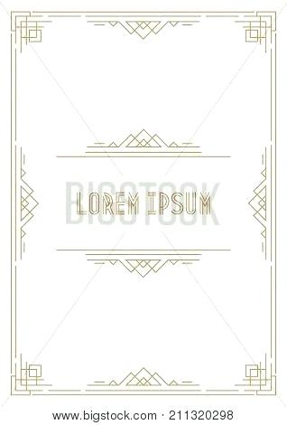 Greeting Card Vector Photo Free Trial Gold Certificate Frame Template 318x470 Greeting Card Vector Photo Free Trial Gold Certificate Frame Template
