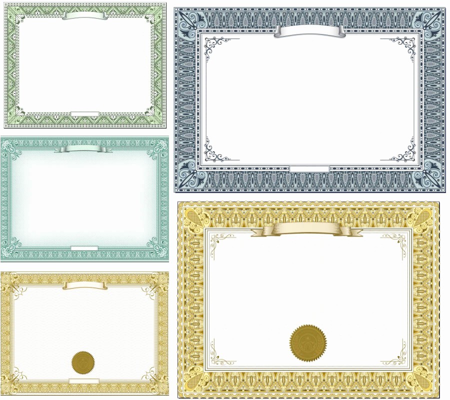 New Decorative Border Frame Certificate Template Vector Stock 900x800 New Decorative Border Frame Certificate Template Vector Stock