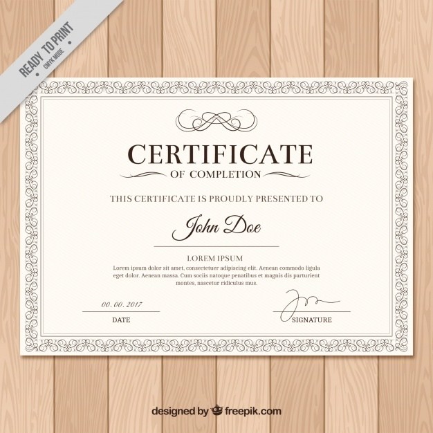 Certificate Frame 626x626 Certificate Frame