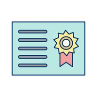 Certificate Icon Free Vector Art 200x200 Certificate Icon Free Vector Art