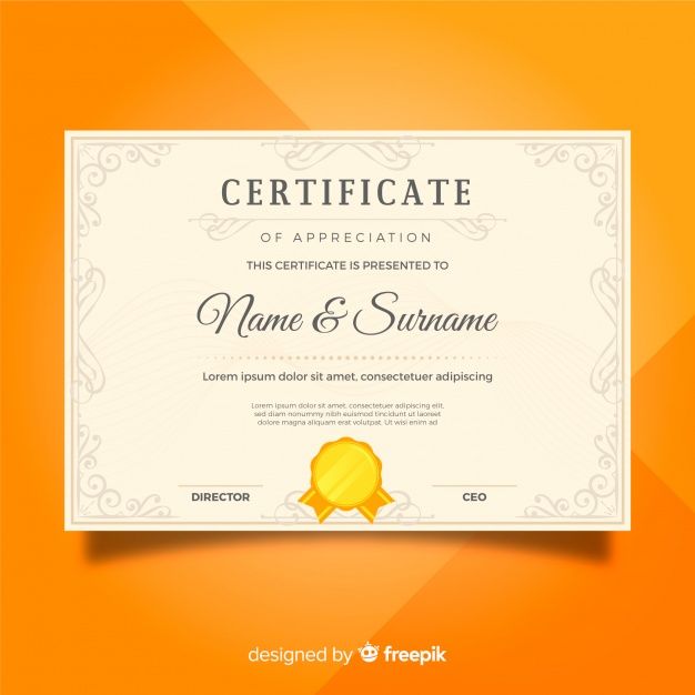 Certificate Of Appreciation Free Vector Best Free Vector 626x626 Certificate Of Appreciation Free Vector Best Free Vector