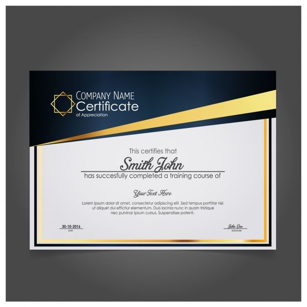 Modern Company Certificate Of Appreciation Download Thousands 626x626 Modern Company Certificate Of Appreciation Download Thousands