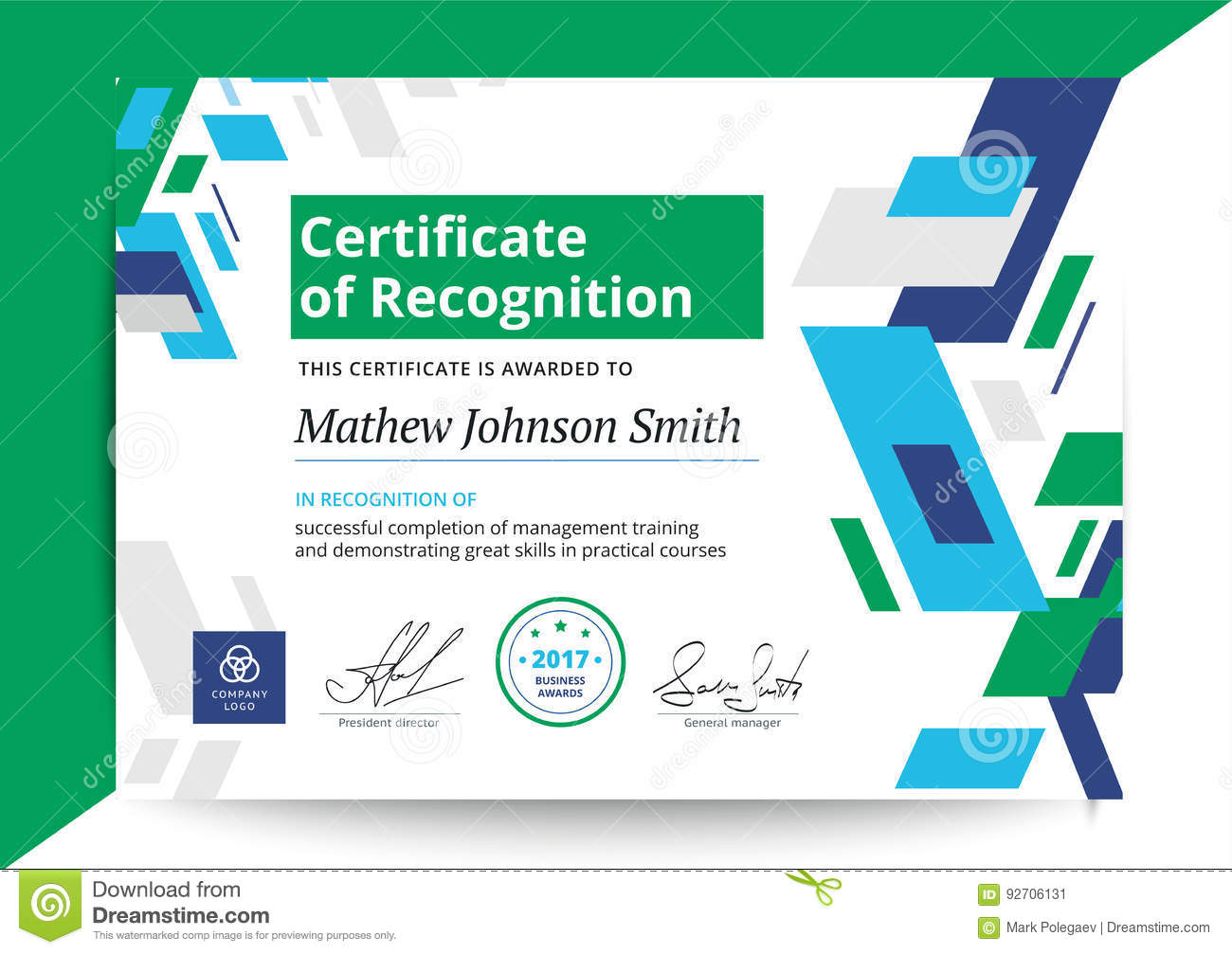 Certificate Of Recognition Template Ideas Modern Design 1300x1007 Certificate Of Recognition Template Ideas Modern Design