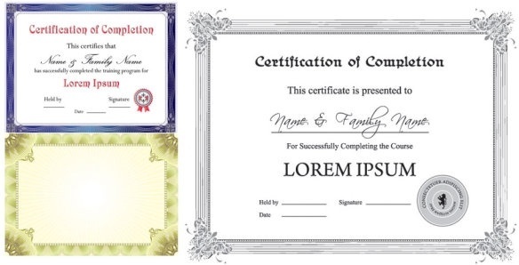 Certificate Free Vector Download 584x298 Certificate Free Vector Download