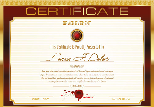 Free Vector Certificate Templates Free Vector Download 500x350 Free Vector Certificate Templates Free Vector Download