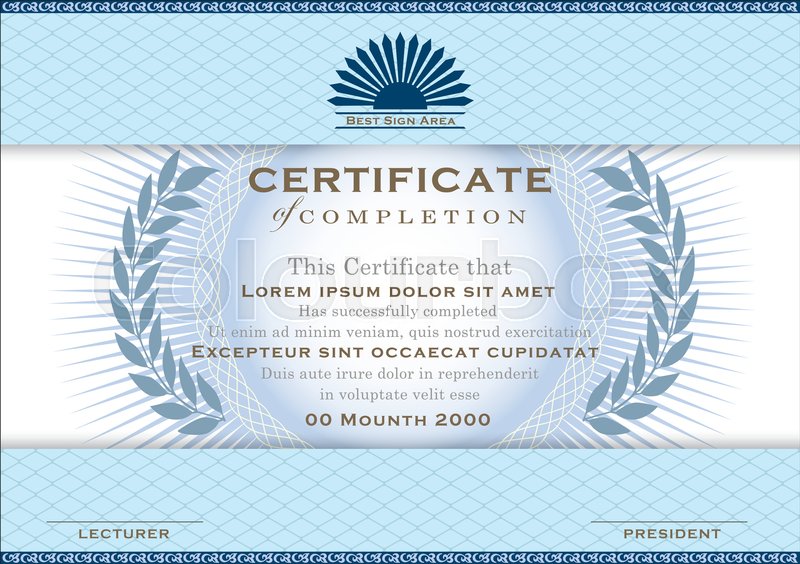 Grand Certificate Template Vector And Stock Vector Colourbox 800x564 Grand Certificate Template Vector And Stock Vector Colourbox