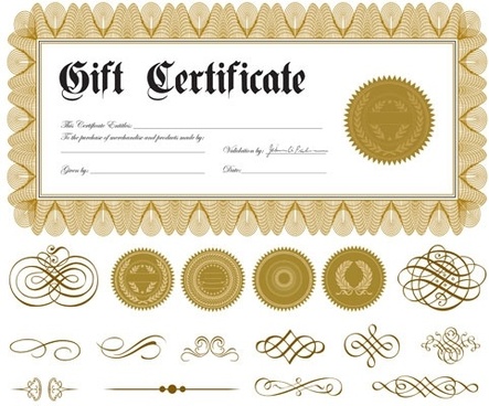 443x368 Certificate Free Vector Download