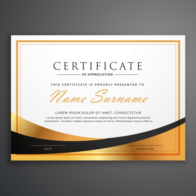 626x626 Luxurious Certificate Vector Free Download