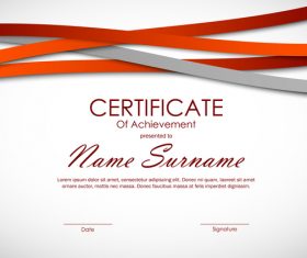 280x235 Certificate Template Vector