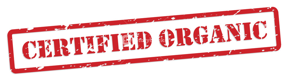 1000x282 Certified Organic Red Rubber Stamp Vector For Food Nutrition