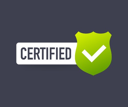 450x375 Certified Stamp Vector Isolated On Transparent Background