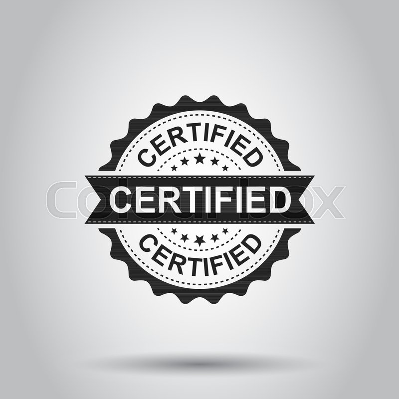 800x800 Certified Grunge Rubber St Vector Stock Vector Colourbox