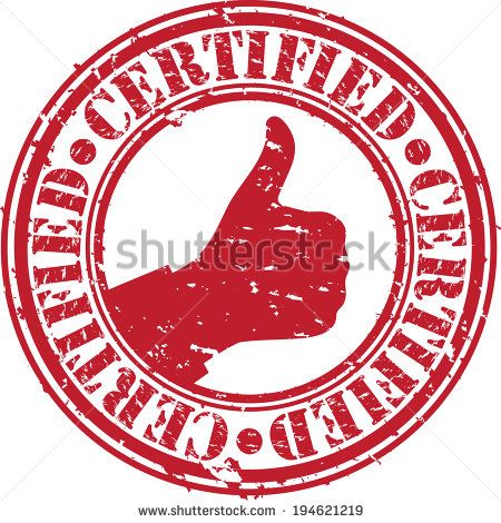 450x470 Certified Grunge Rubber St Certified Vector Illustration