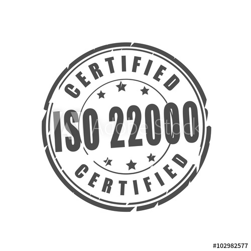 500x500 Iso Certified Vector Stamp
