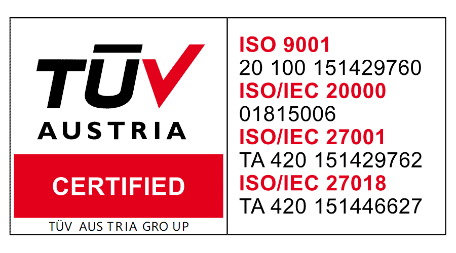 900x500 Tuv Austria Certified Vector Logo
