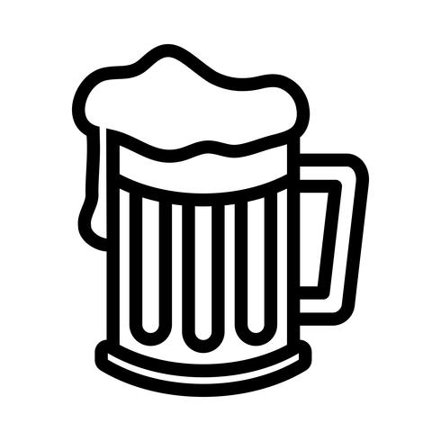 490x490 Icono De Vector De Taza De Cerveza