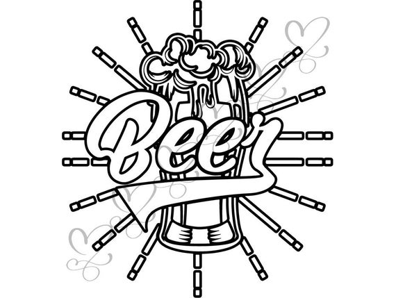 570x429 Beer Mug Logo Cerveza Delicious Recreational Drink Alcohol Etsy