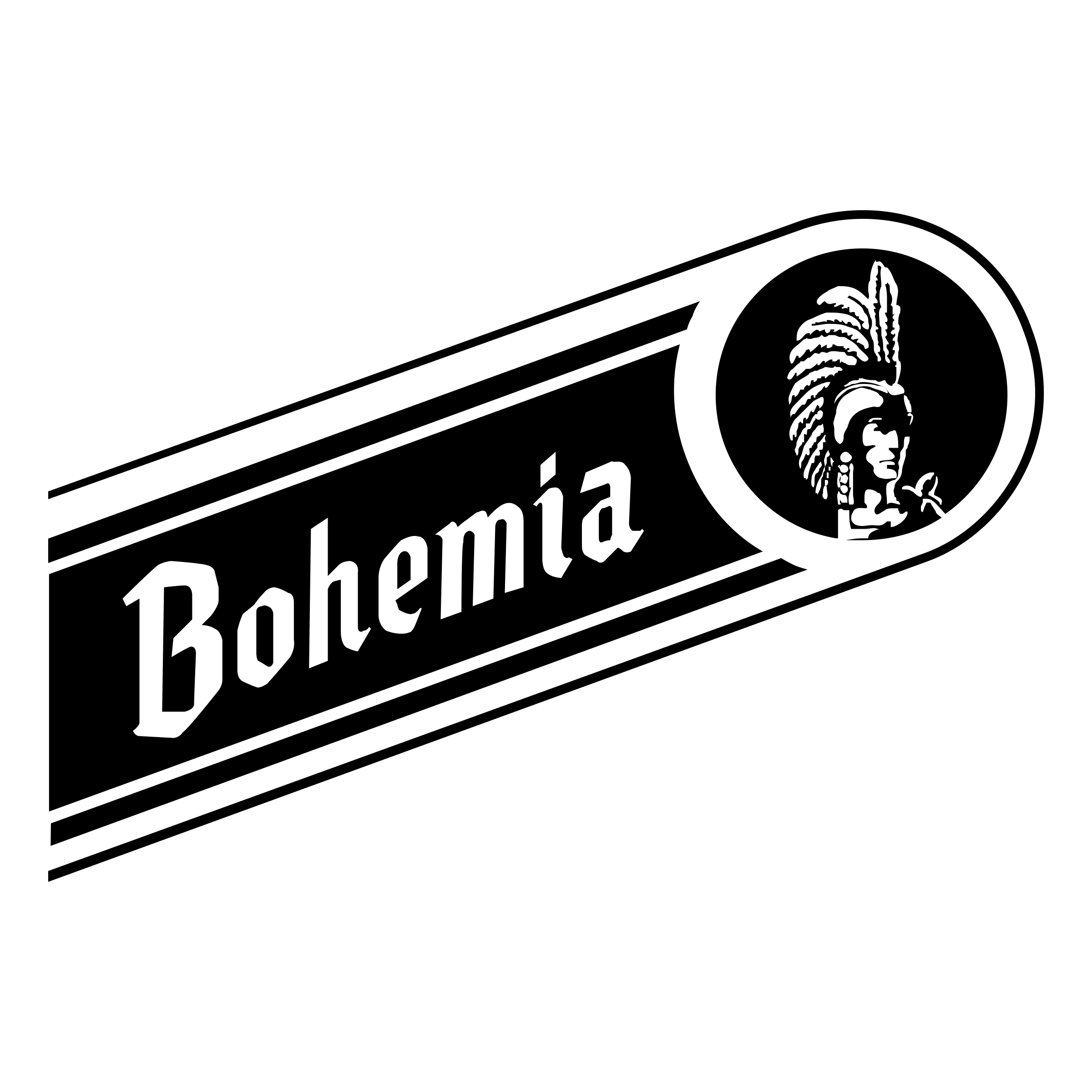 2400x2400 Bohemia Beer Cerveza Logo Png Transparent Vector