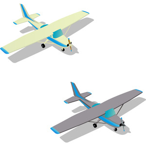 300x300 Free Vectors Cessna Plane Free Vector Vectorfantasy