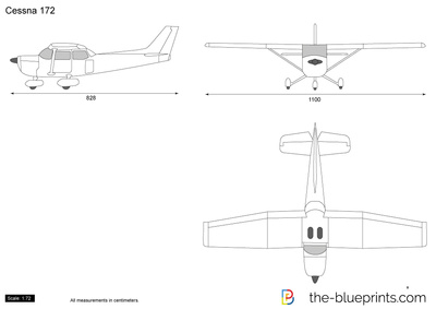 400x283 Cessna Vector Drawing